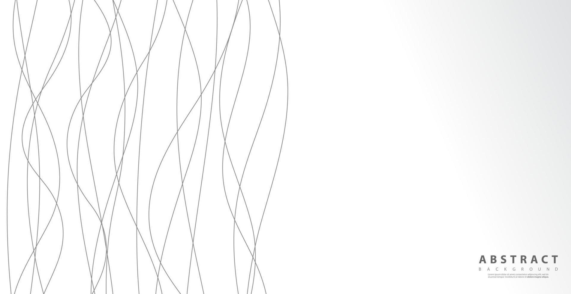 Hand drawn lines. Technology background vector