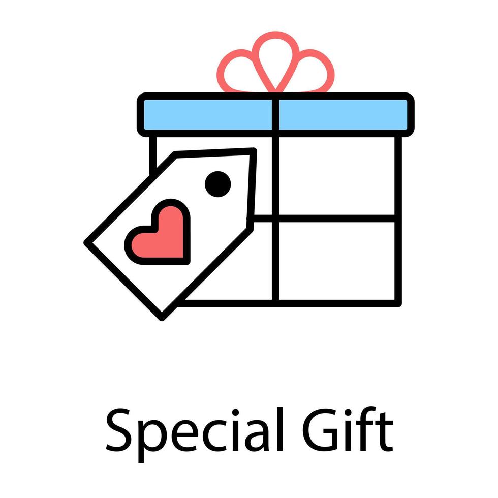 conceptos de regalos especiales vector