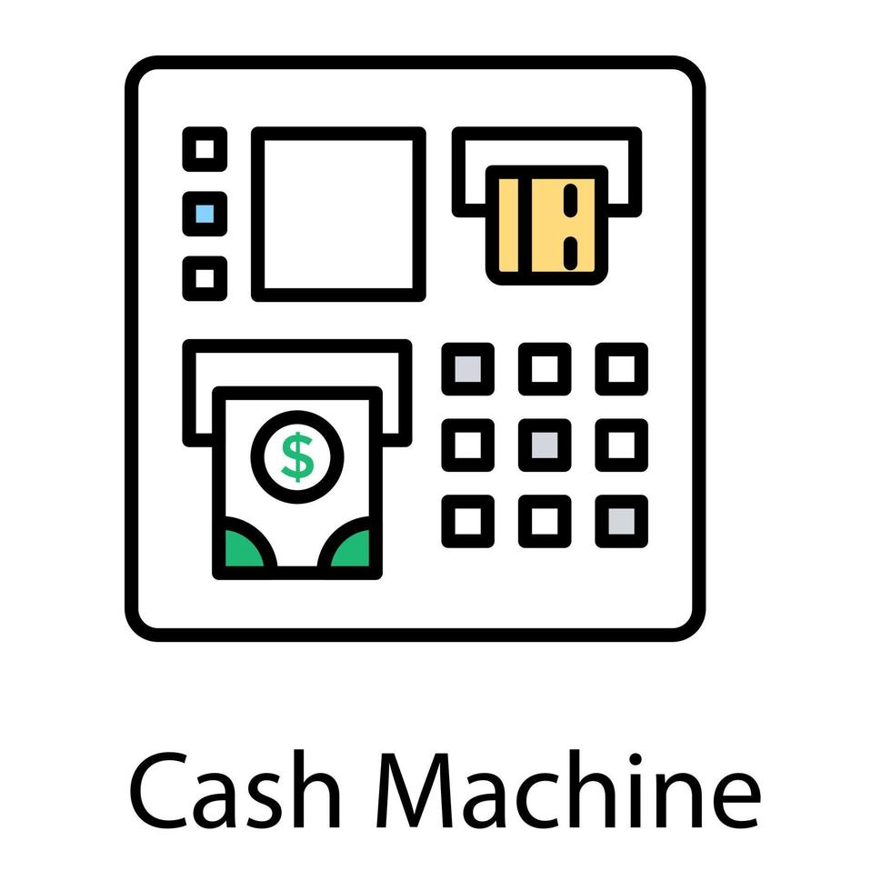 Cash Machine Concepts vector