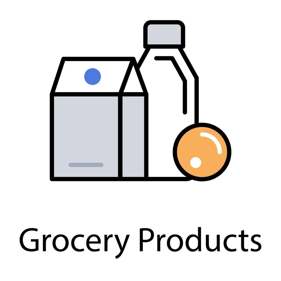 Grocery Products Concepts 5280752 Vector Art at Vecteezy