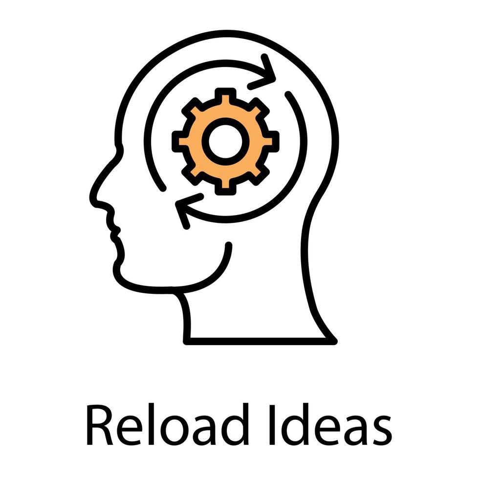 Reload Idea Concepts vector