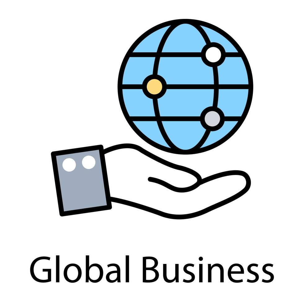 Global Services Concepts vector
