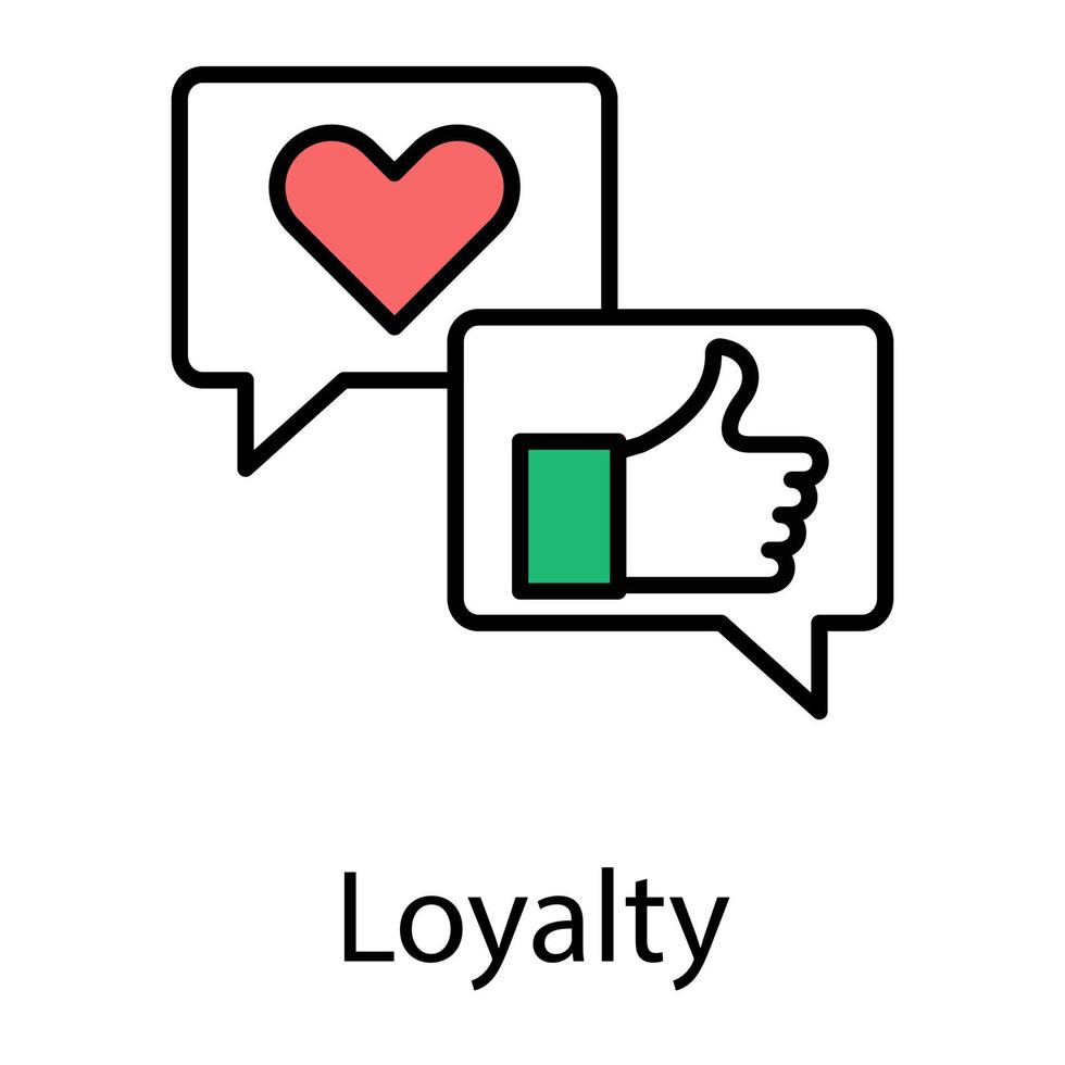 Trendy Feedback Concepts vector