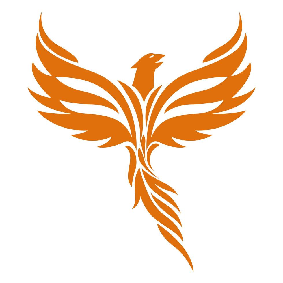 phoenix onfire bird vector