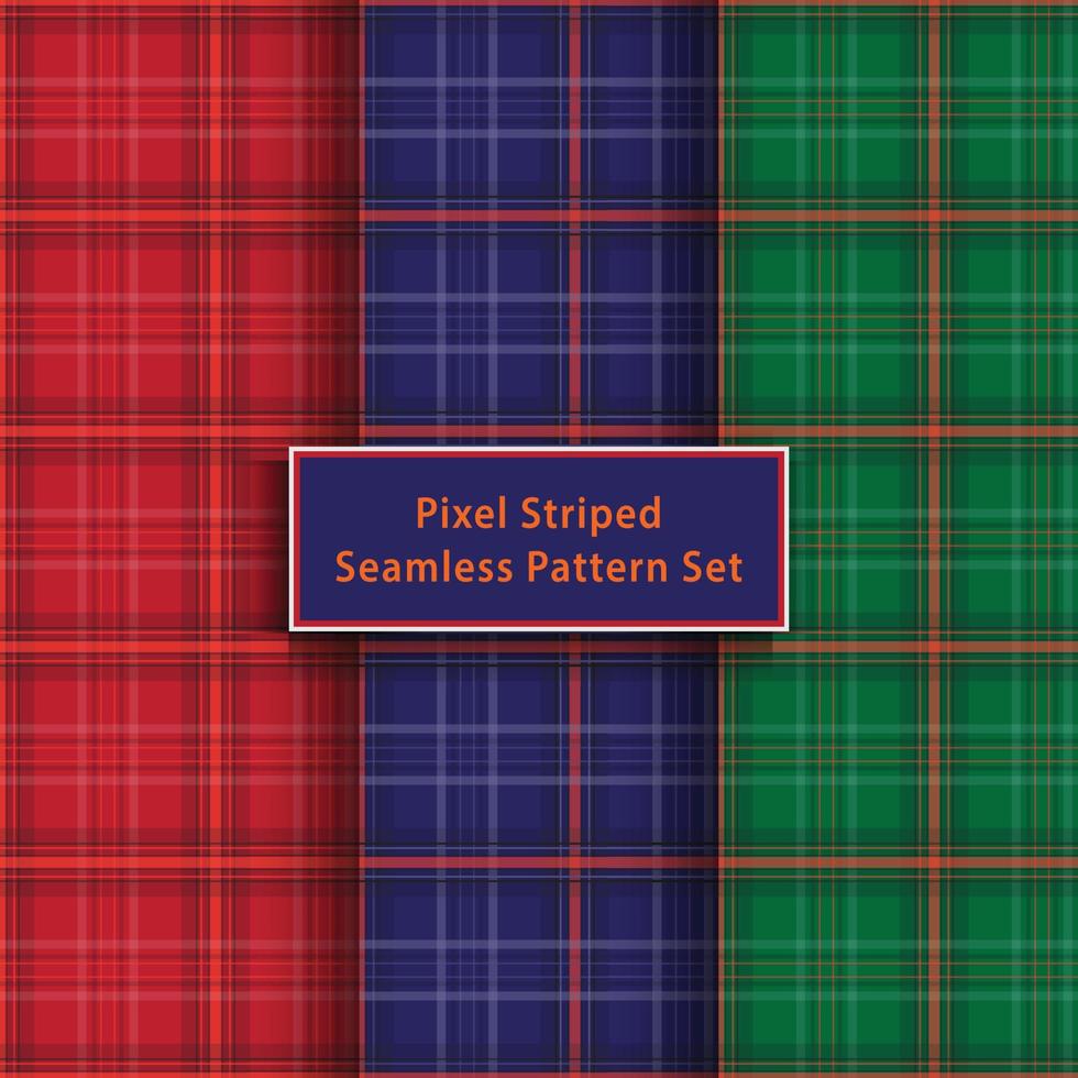 striped seamless pattern colorful background set collection vector graphic