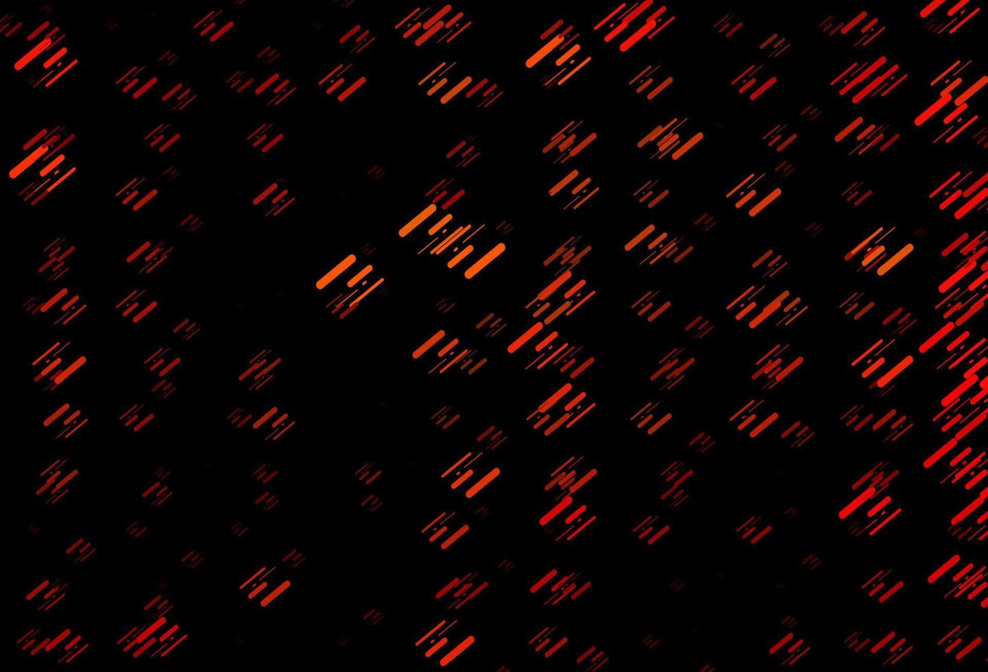 Dark Orange vector backdrop with long lines.