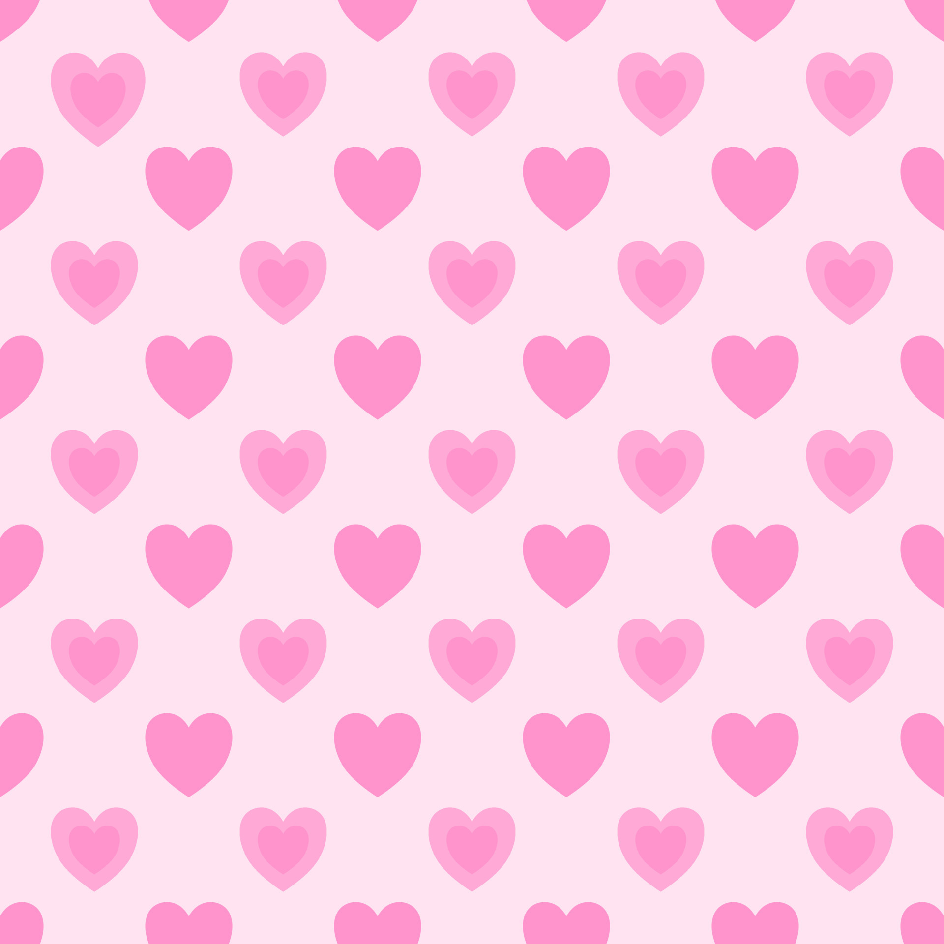 A Bright Pink Background With A Pink Heart Makes Up The Heart Seamless Design Vector Art At Vecteezy