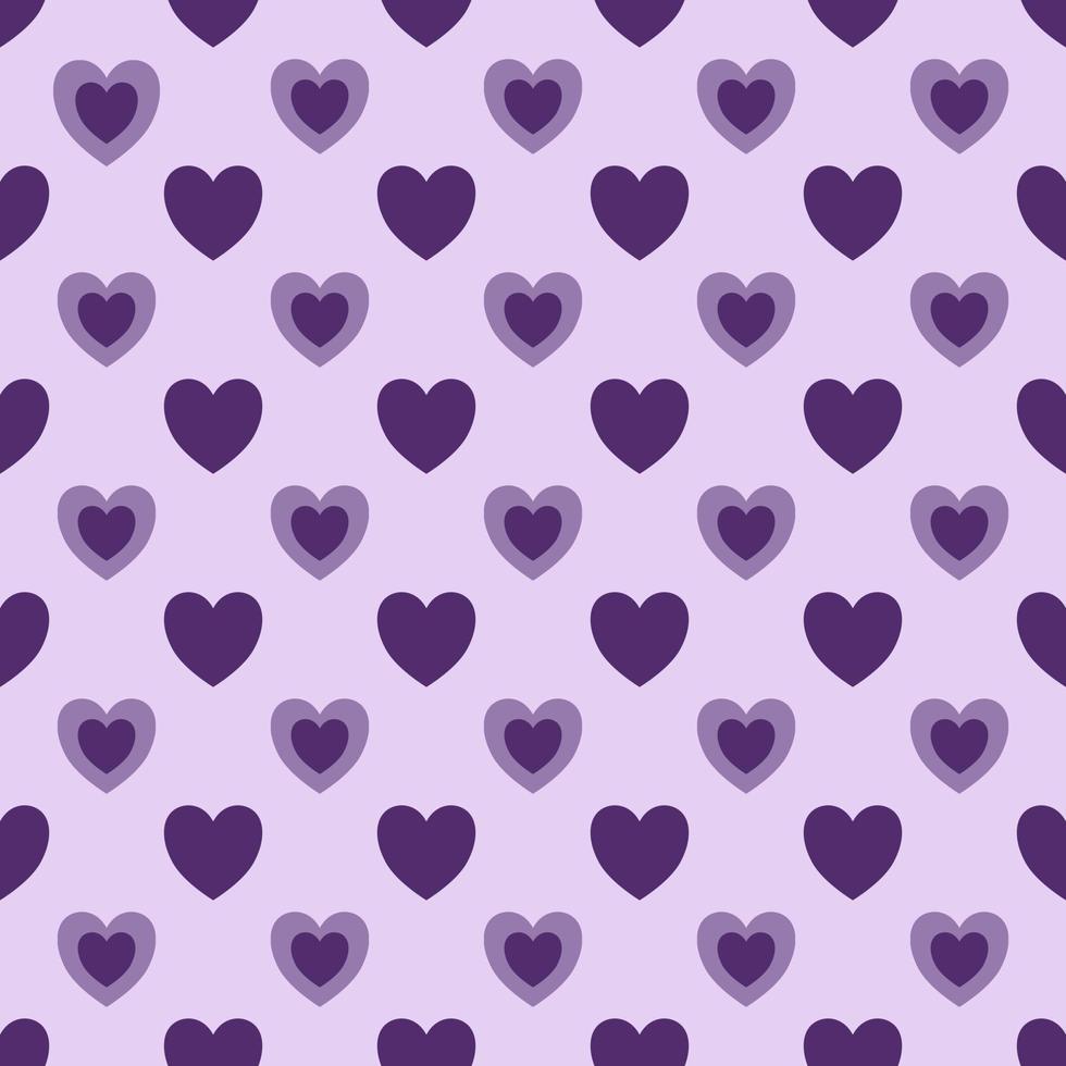 A bright purple background with a purple heart makes up the heart seamless  design. 5281538 Vector Art at Vecteezy