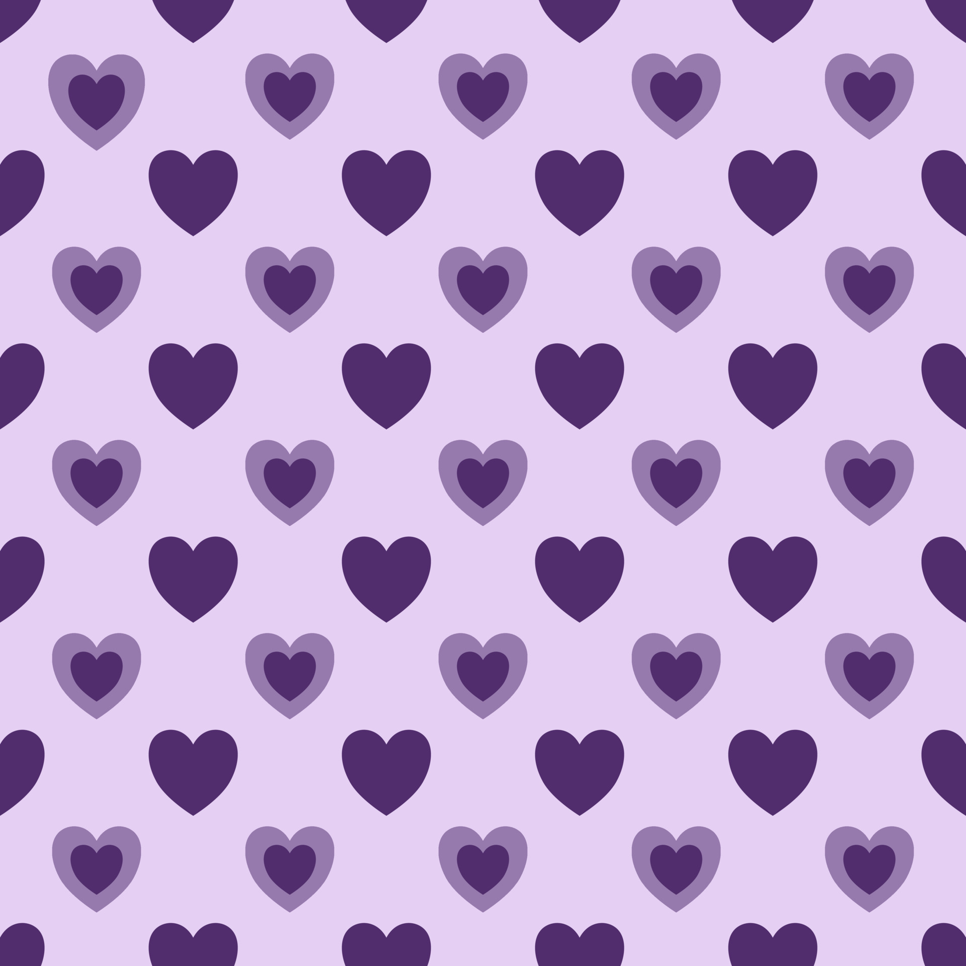 violet heart background