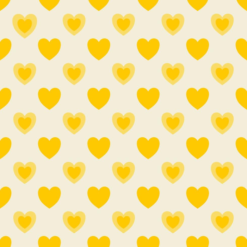 Hearts Yellow Background Wallpaper Design Stock Illustration  Illustration  of white design 169663117