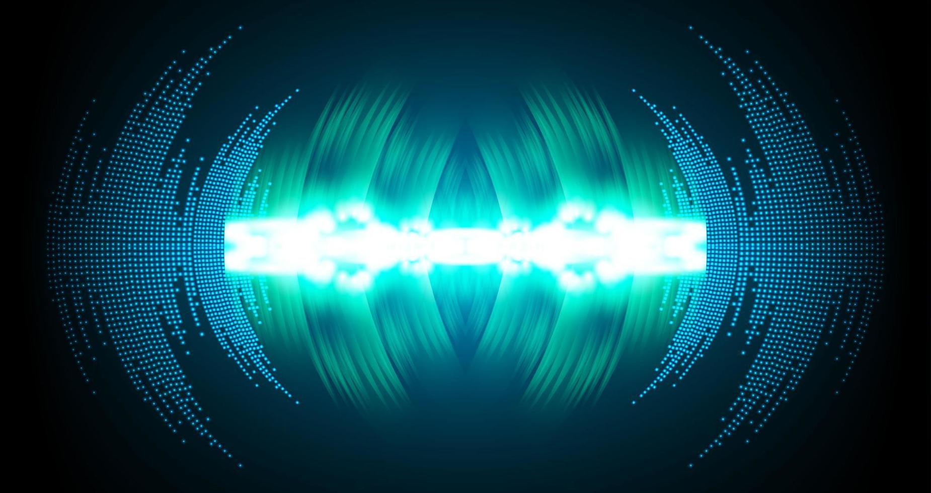 ondas de sonido oscilando luz oscura vector