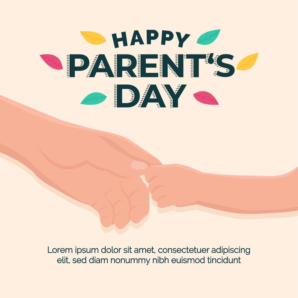 Happy Parent Day vector