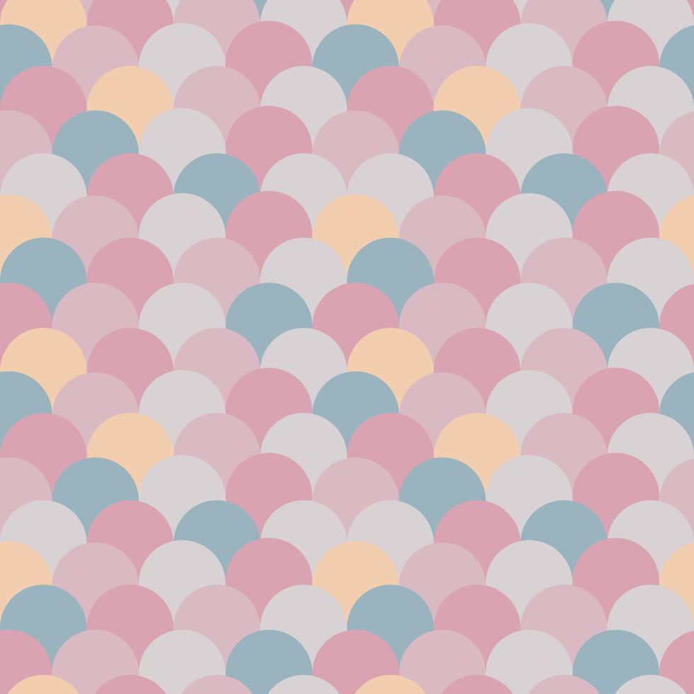 Seamless fish scales. Seamless decorative pattern. Pastel background. vector