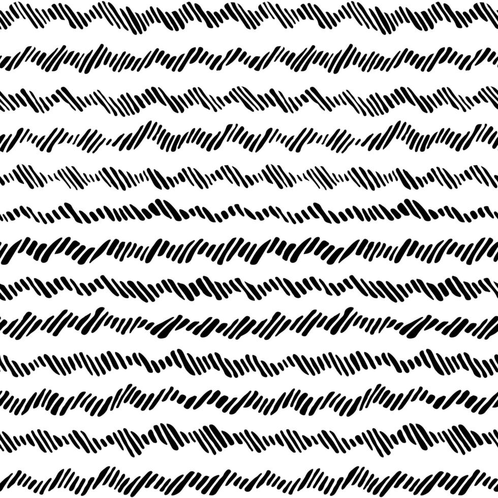 Seamless pattern with hand drawn lines. Vector illustration