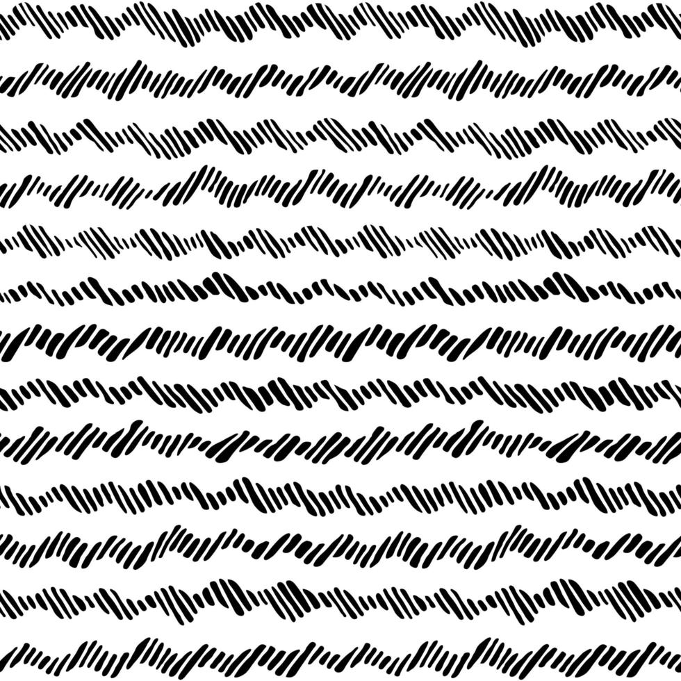 Seamless pattern with hand drawn lines. Vector illustration