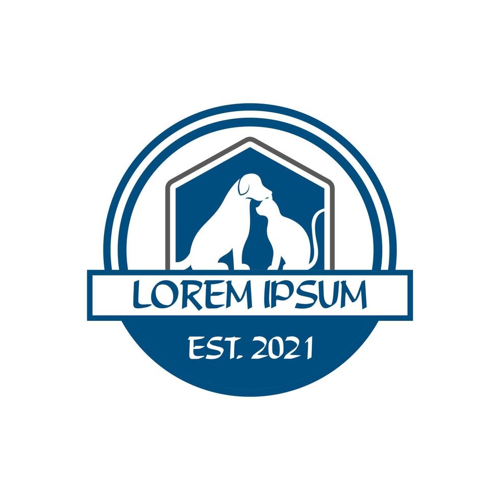 pets care logo , veterinary logo vector