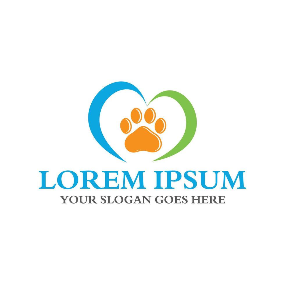 pets care logo , veterinary logo vector