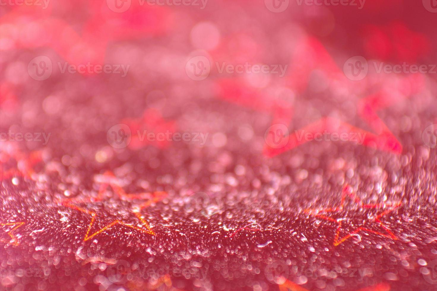 Beautiful textured red background with stars photo