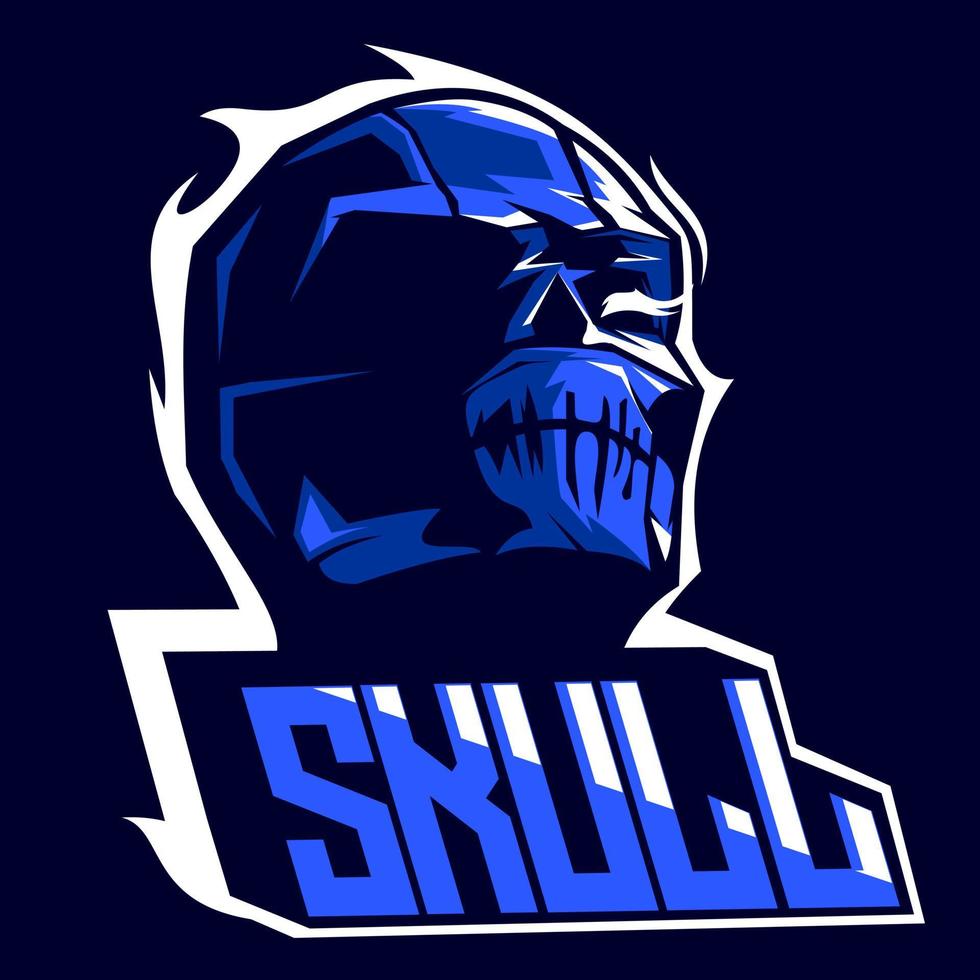 skull logo concept ,illustration skull vector