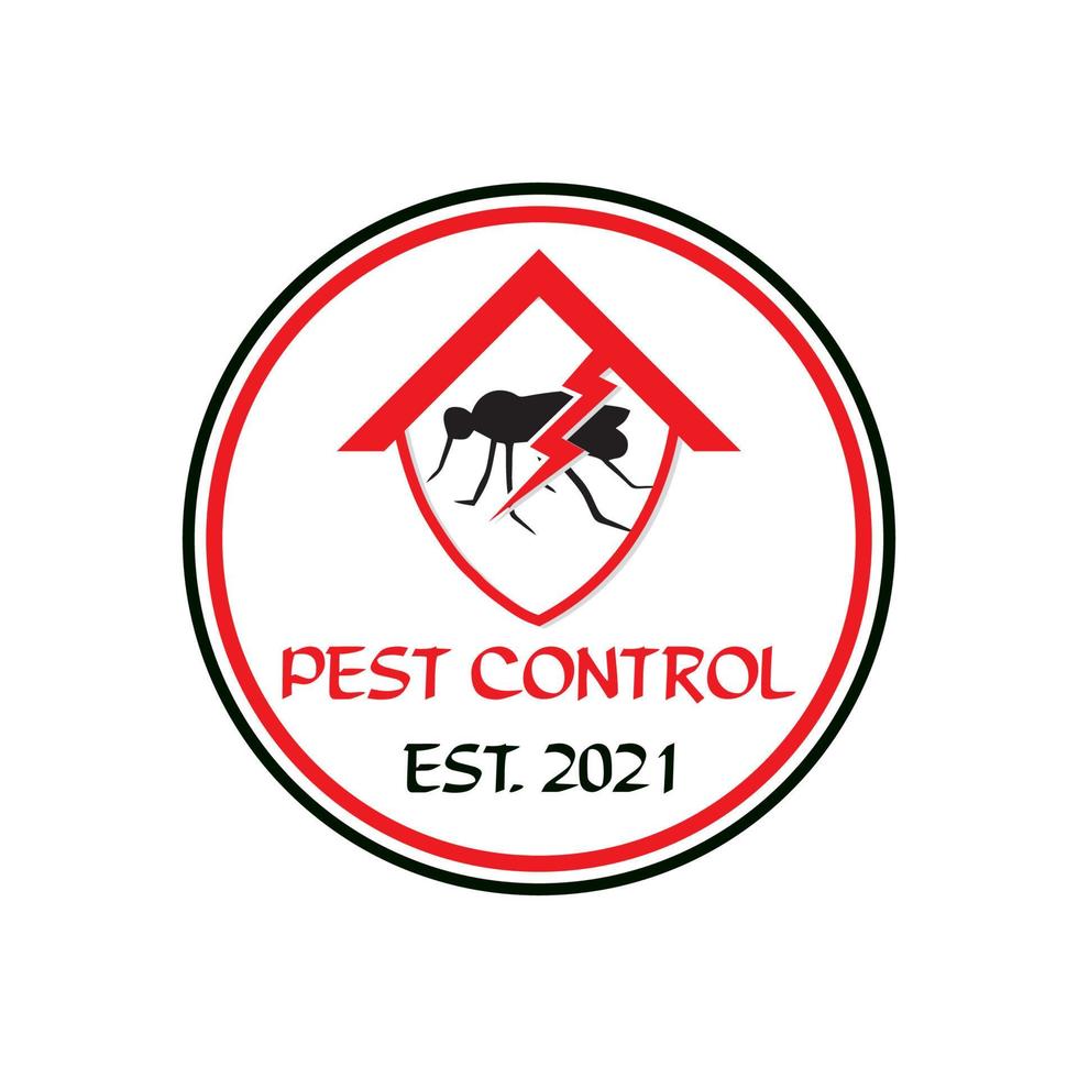 logotipo de plagas en el hogar, logotipo de control de plagas vector