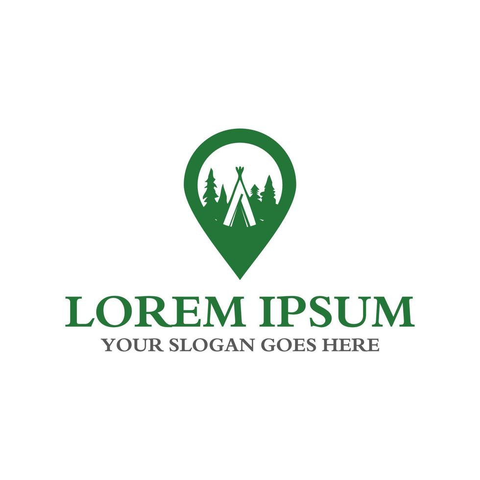 camping logo , adventure logo vector