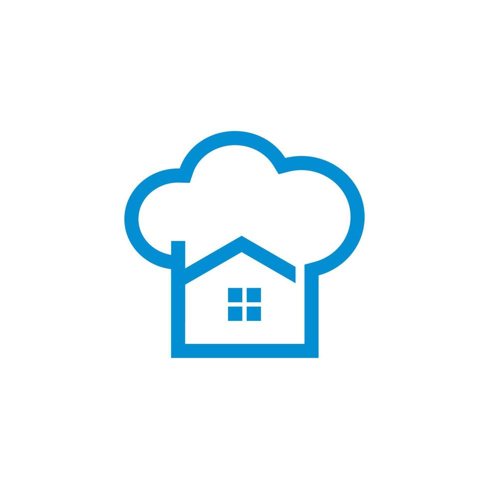Chef Home Vector , Food Logo