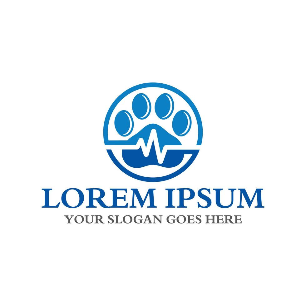 pets care logo , veterinary logo vector