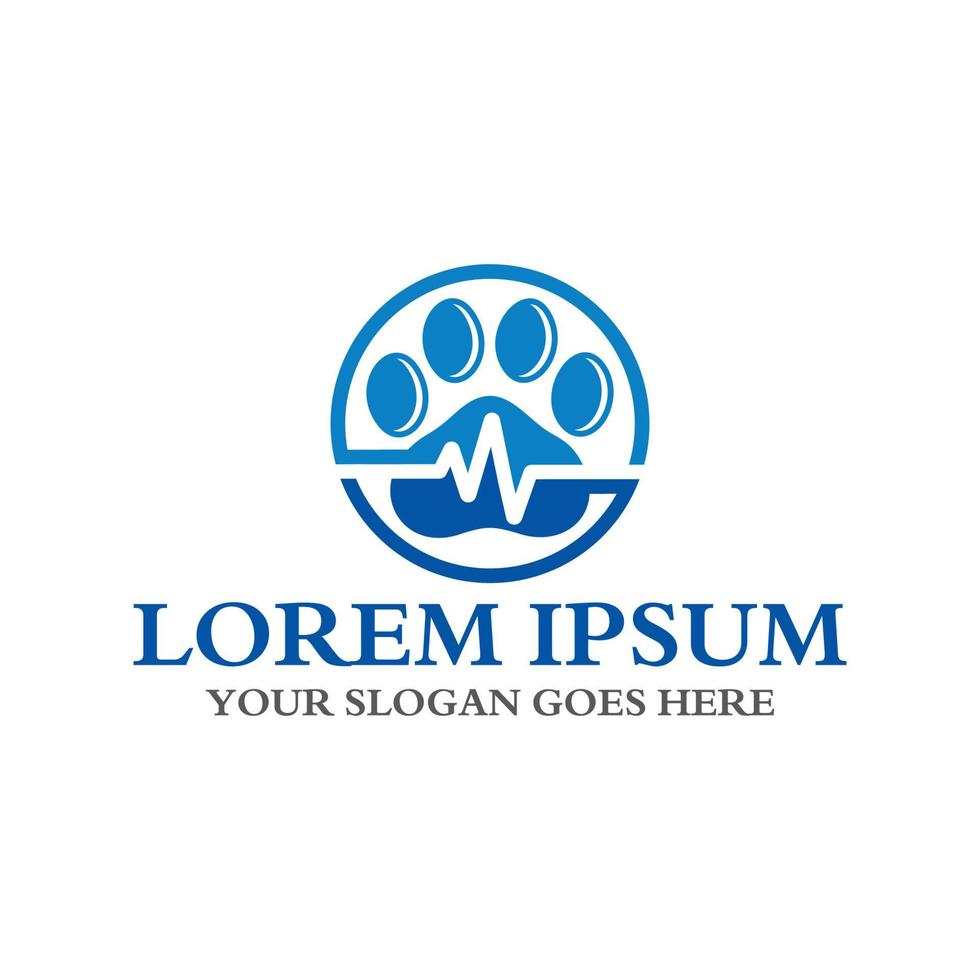 pets care logo , veterinary logo vector