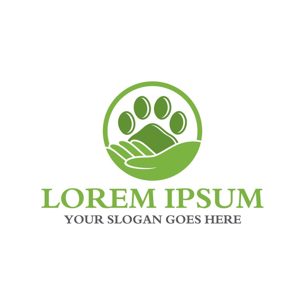 pets care logo , veterinary logo vector