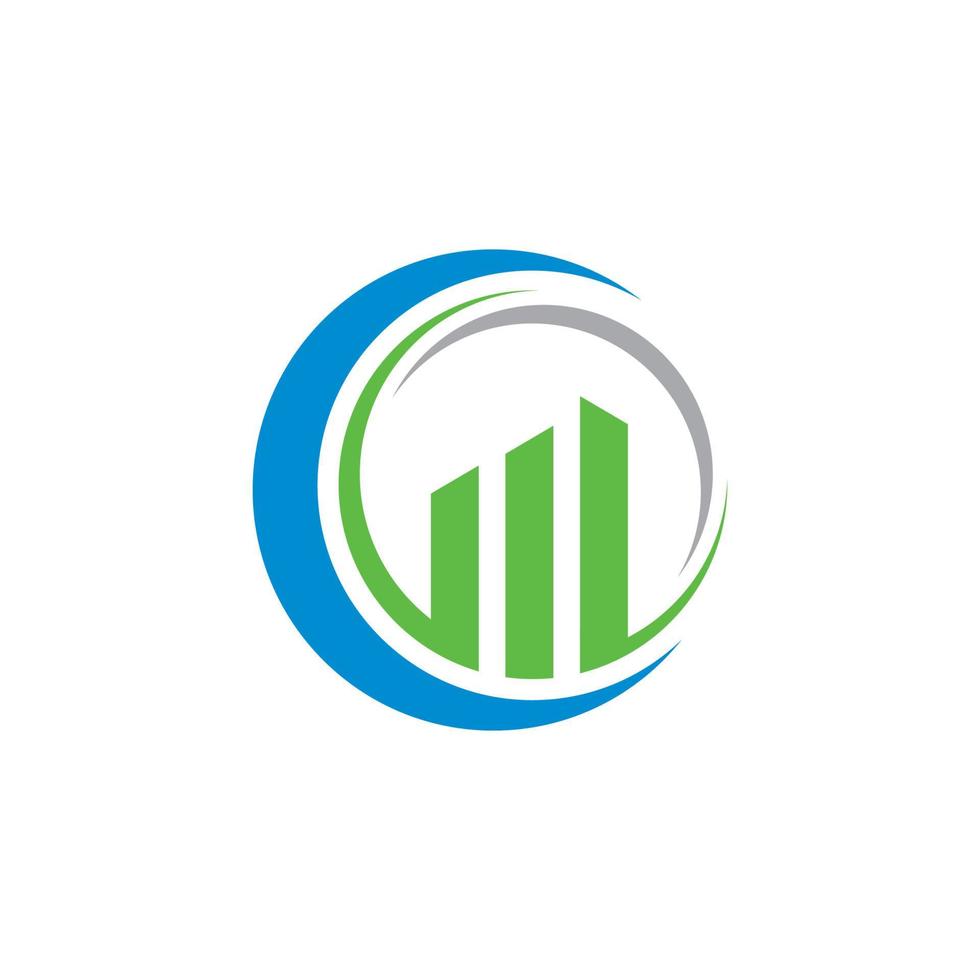 financial logo , abstract finance logo vector