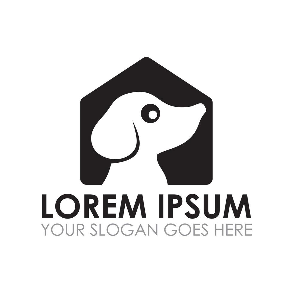 pet home vector , veterinary logo