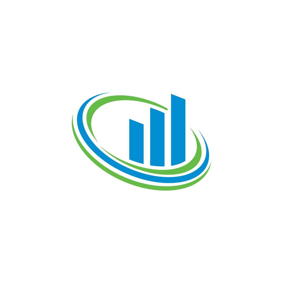 logotipo financiero, vector de logotipo de contabilidad