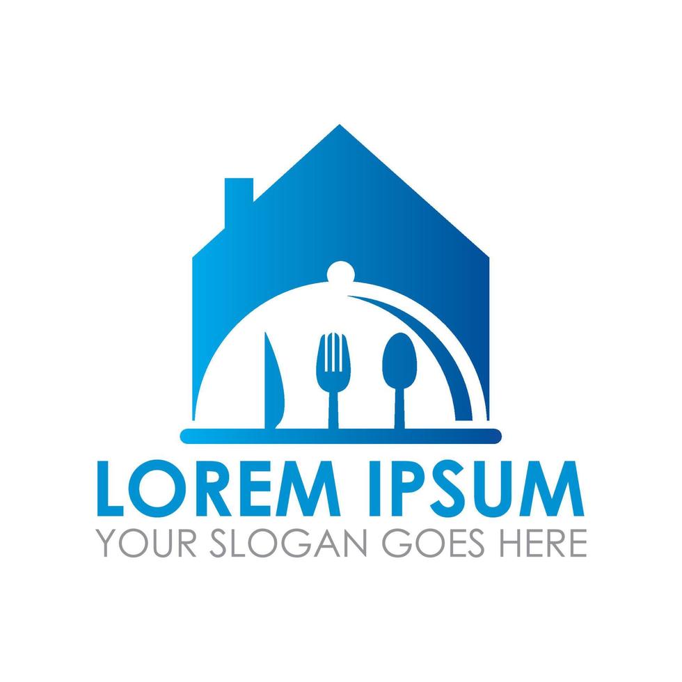 restaurant vector , home food logo