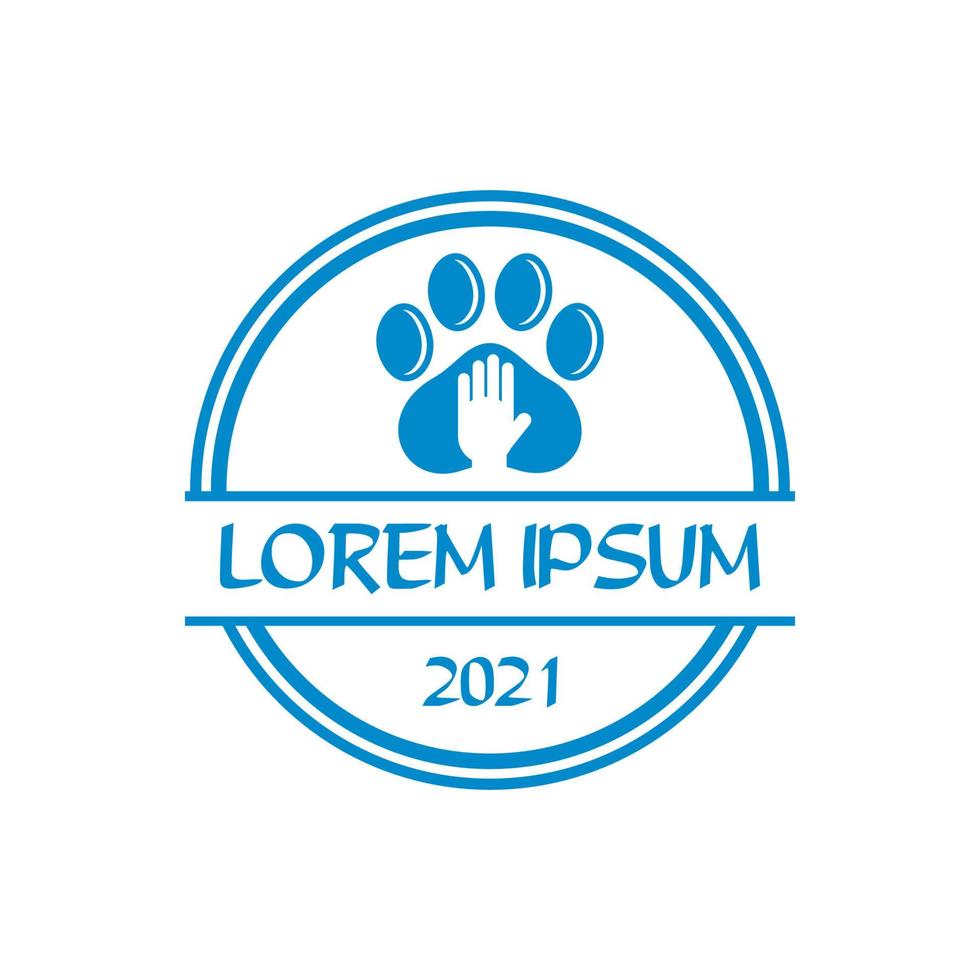pets care logo , veterinary logo vector