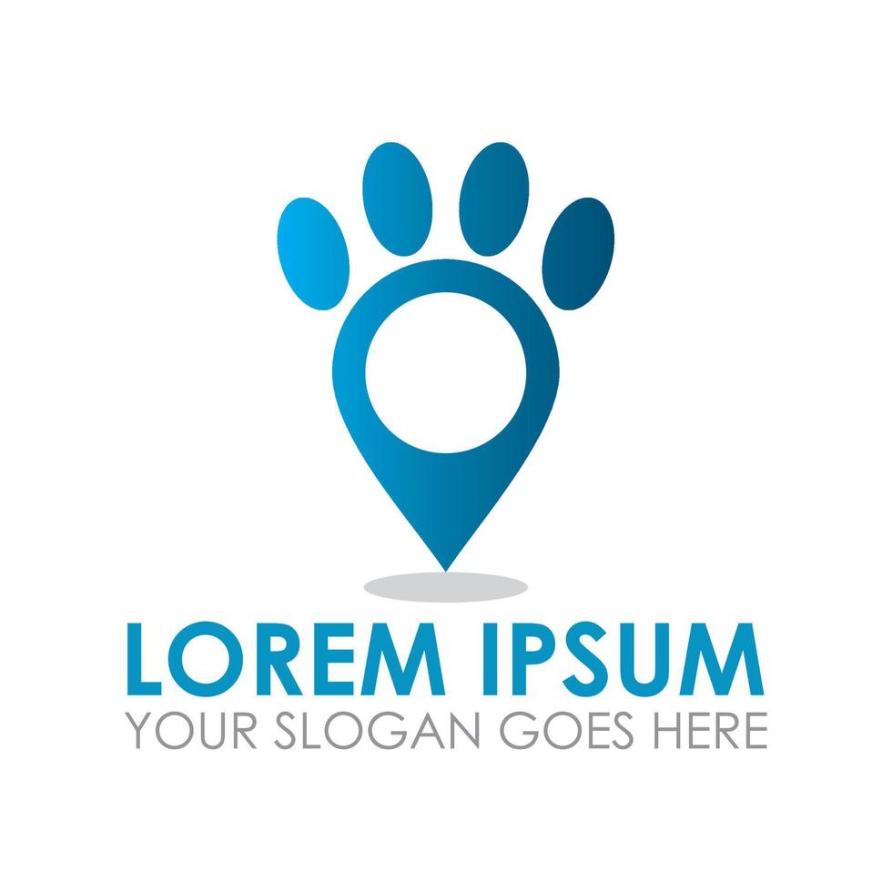 pet store vector , pet location logo