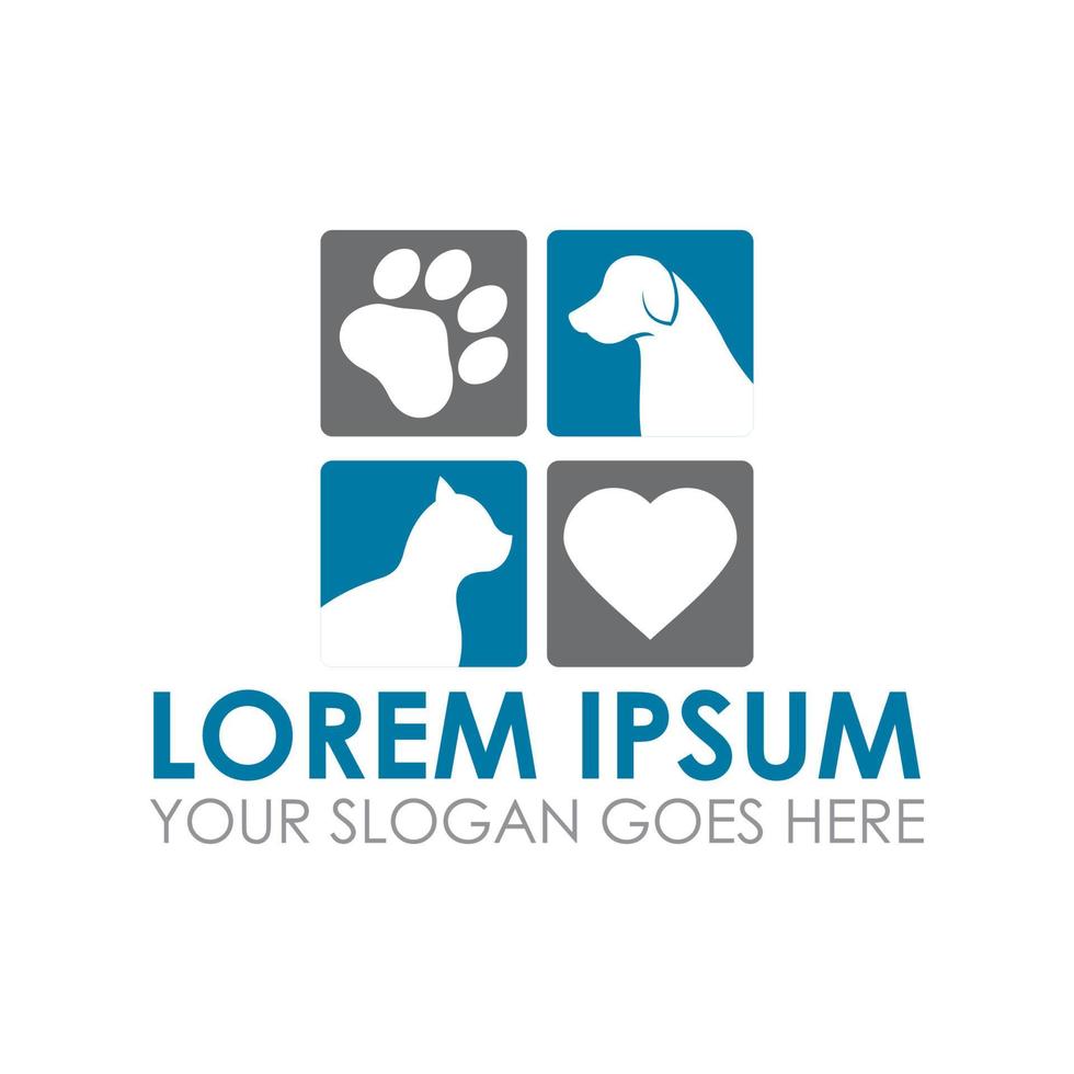 pet care vector , veterinary logo