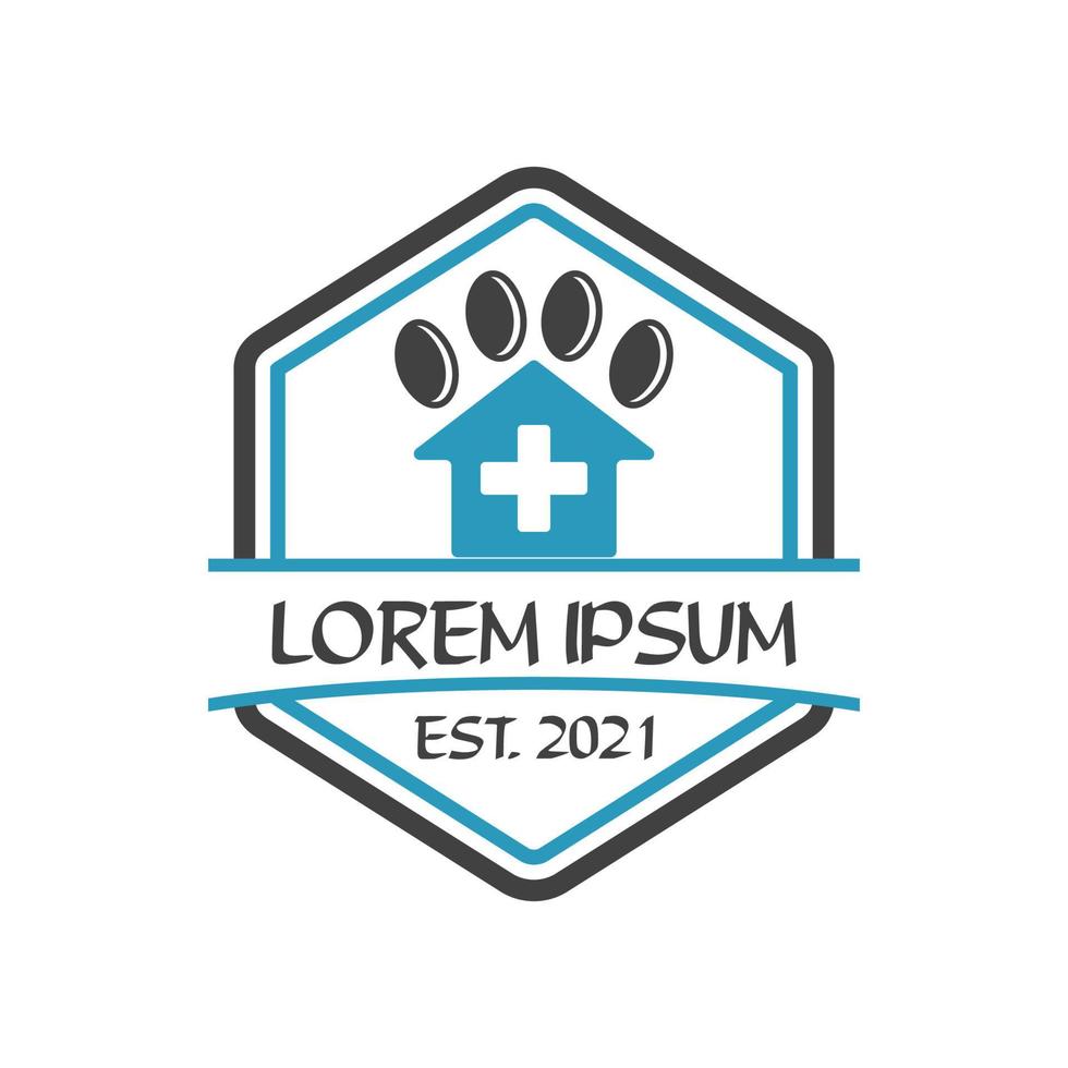 pets care logo , veterinary logo vector