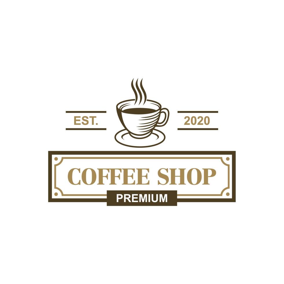 Coffee Shop Vector , Drink Logo