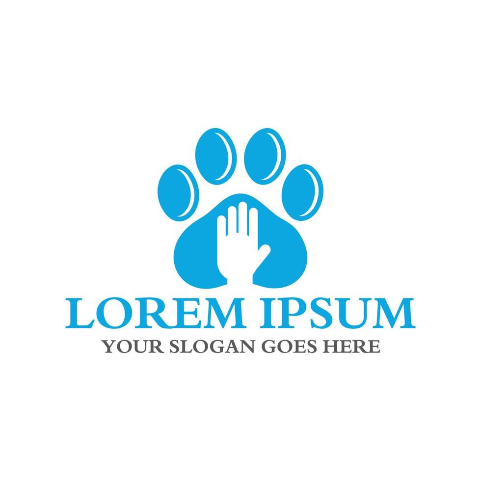 pets care logo , veterinary logo vector