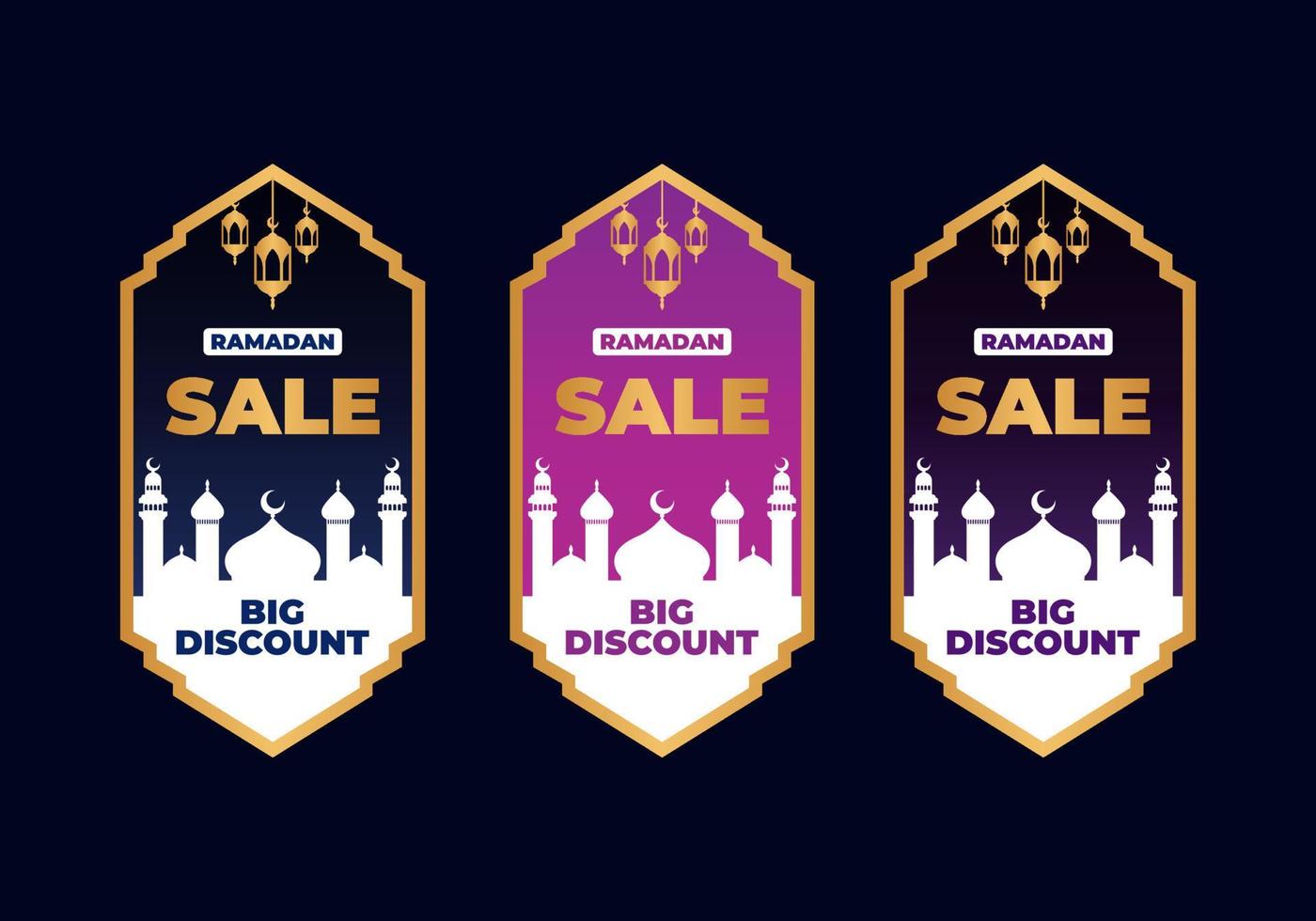 Ramadan Kareem Sale Design Vector. Suitable for Greeting Card, Poster and Banner vector