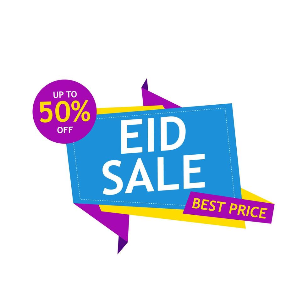 Eid mubarak sale, Sale Banners, Tags, Labels And Stickers. Vector Illustration