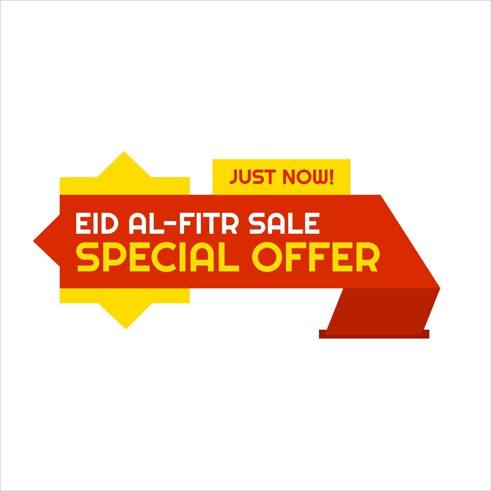 Eid Mubarak Sale Design for business. Discount Banner Promotion Template vector