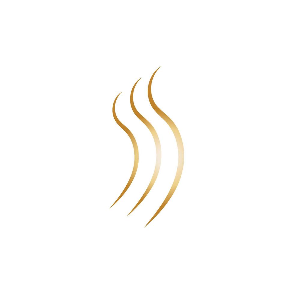 diseño de ilustración de vector de logotipo de mujer de onda de cabello