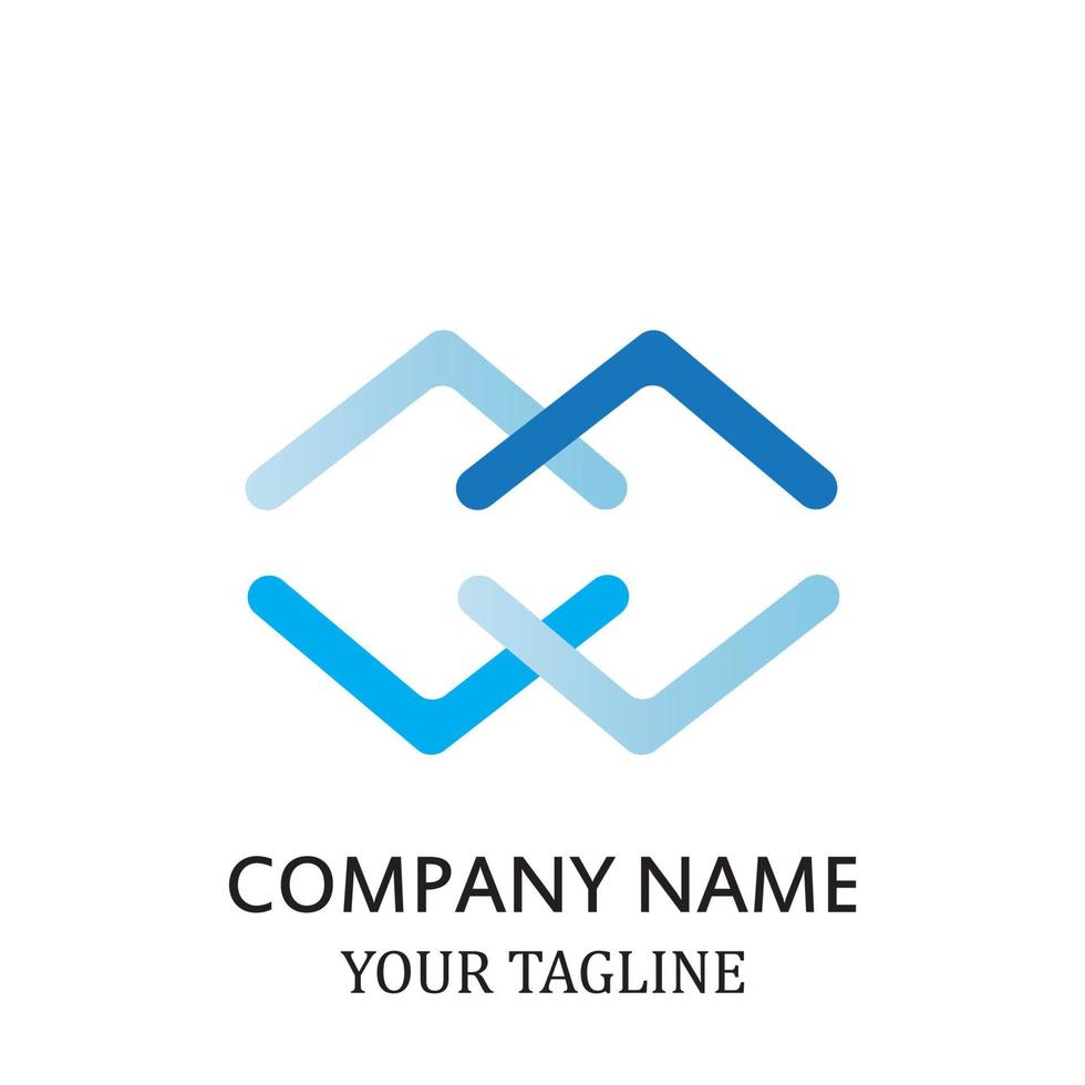 Modern Minimal Vector Logo for banner  poster  flyer