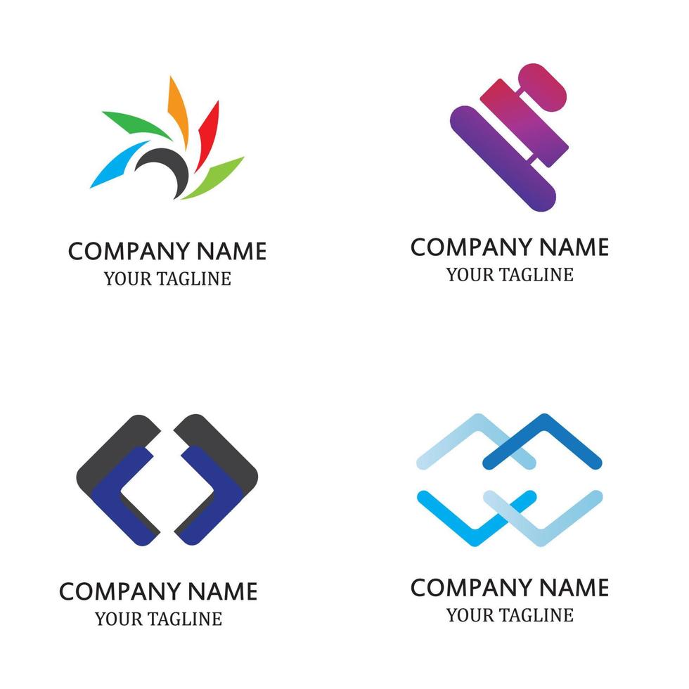 Modern Minimal Vector Logo for banner  poster  flyer