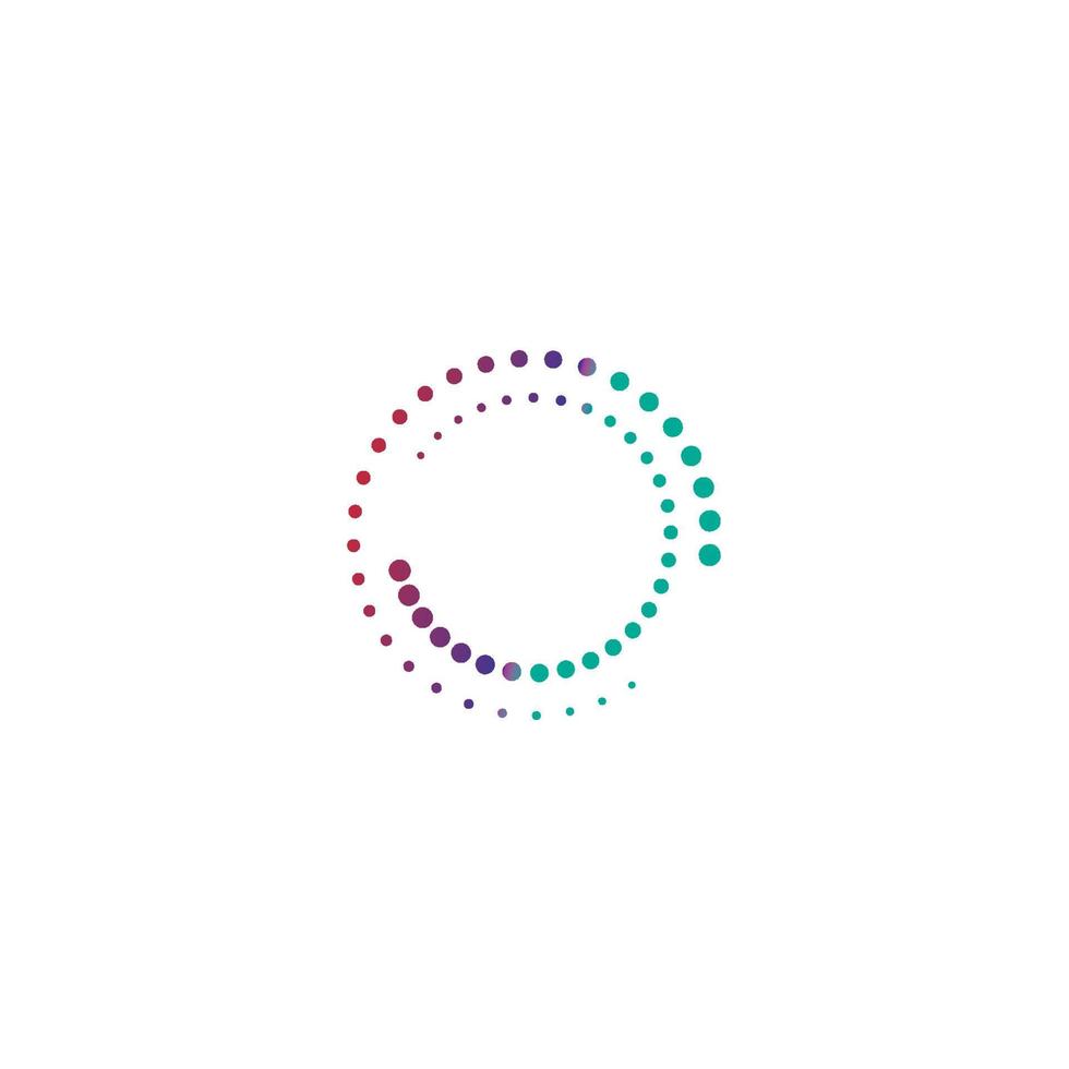 circle logo template vector design