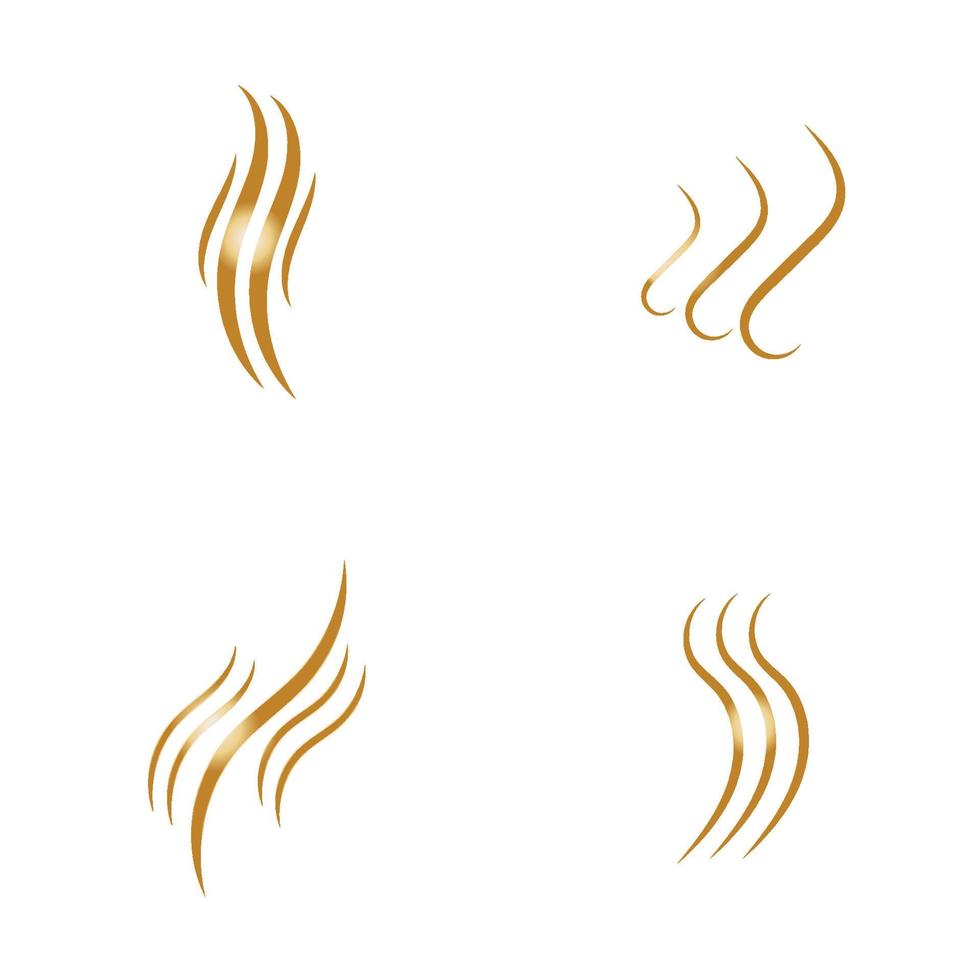 diseño de ilustración de vector de logotipo de mujer de onda de cabello