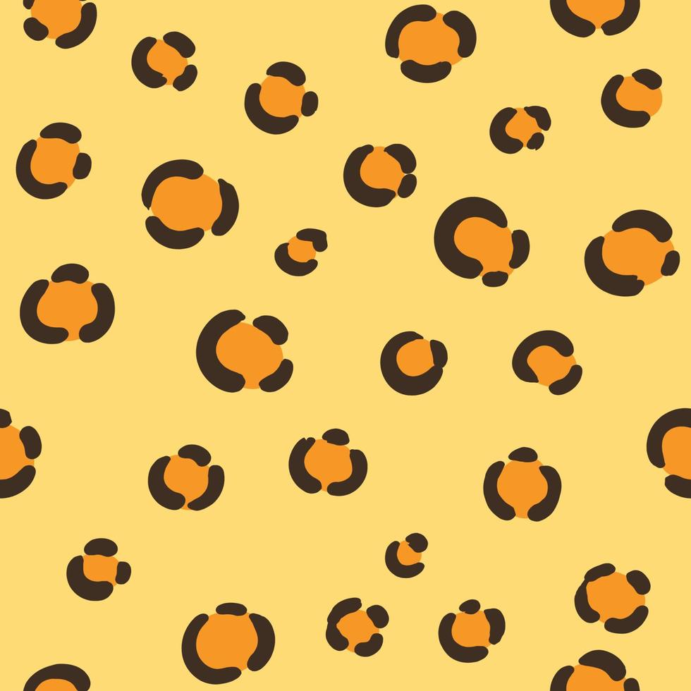 Leopard seamless pattern vector