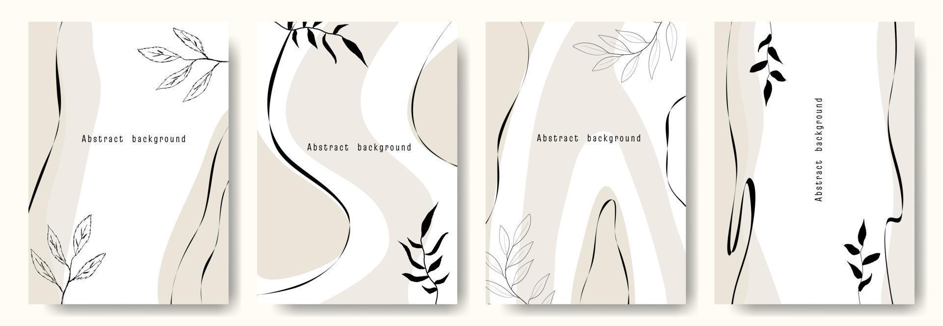 cover design elements set with copy space for text.Abstract vintage background.or Ideal for postcards,poster, business card,flyer,brochure,magazine,social media and other.vector illustration vector
