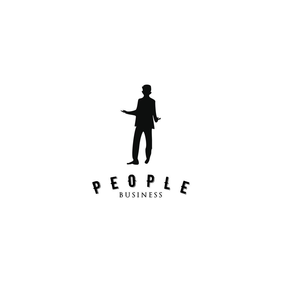 People icon logo design inspiration vector